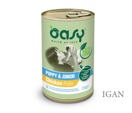 Oasy_Puppy_Junior_chicken_400gr